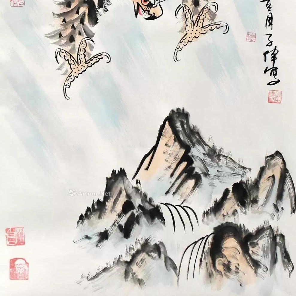 李子伟《九万里风鹏正举》